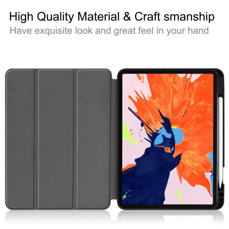 Smart Fodral iPad Pro 12.9" (2018) (2020) Svart Textur Jeans