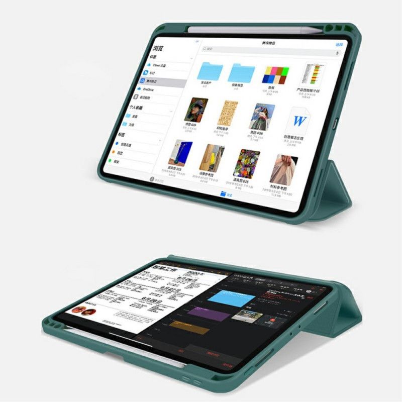 Smart Fodral iPad Pro 12.9" (2018) (2020) Svart Tre Fönsterluckor Andra Generationen