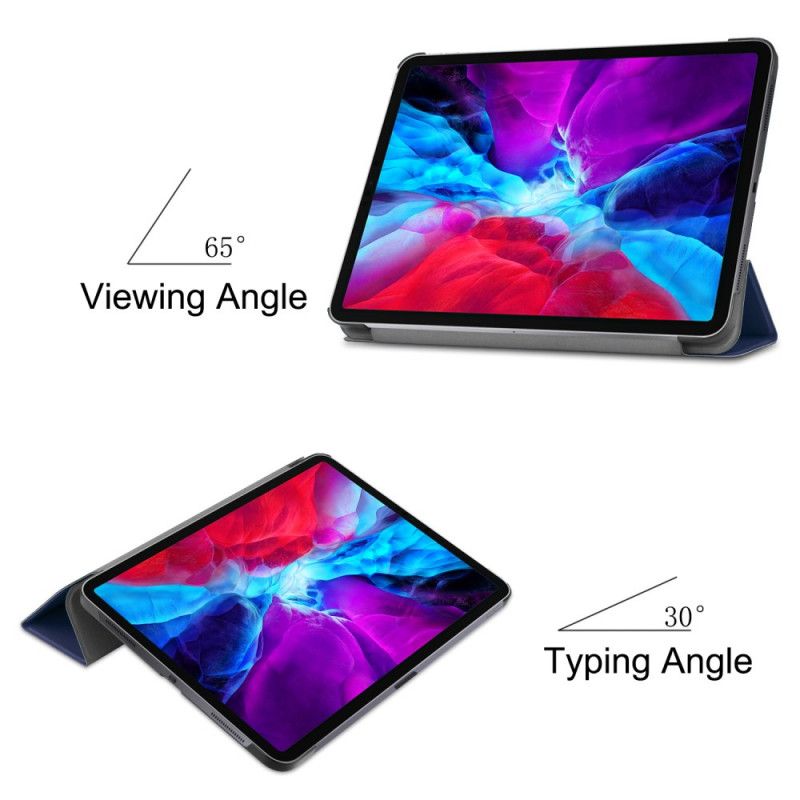 Smart Fodral iPad Pro 12.9" (2018) (2020) Svart Trippelvikande Pennhållare