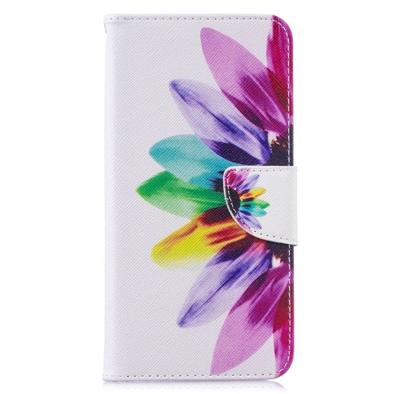 Fodral för Huawei Y7 2019 Akvarellblomma