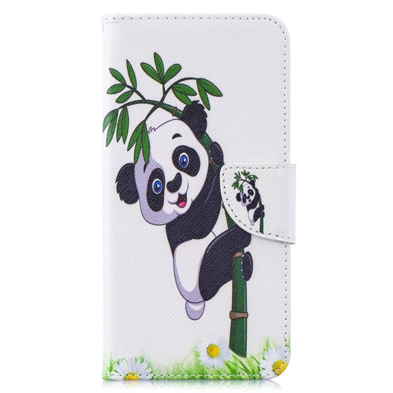 Fodral för Huawei Y7 2019 Panda På Bambu