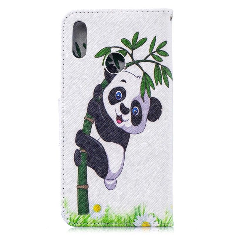 Fodral för Huawei Y7 2019 Panda På Bambu