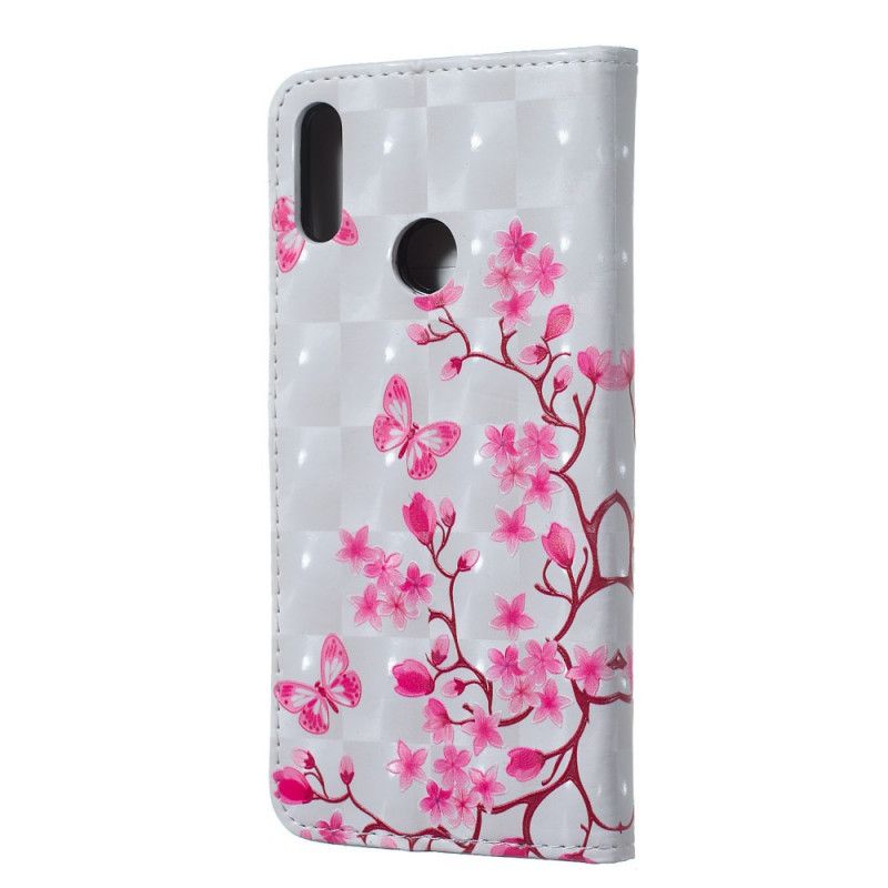 Fodral Huawei Y7 2019 Rosa Rosa Grönsak