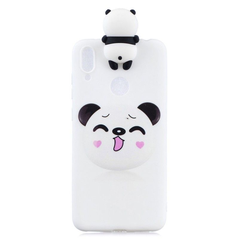 Skal för Huawei Y7 2019 Rolig 3D Panda