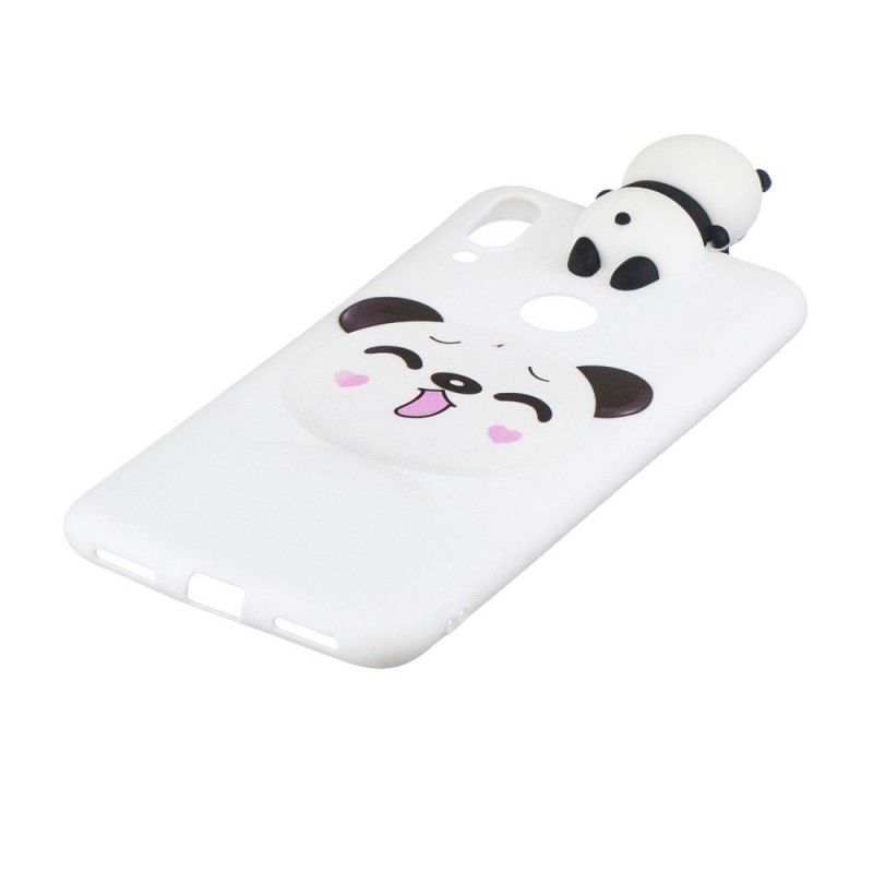 Skal för Huawei Y7 2019 Rolig 3D Panda