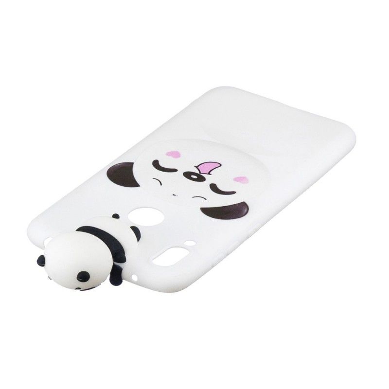 Skal för Huawei Y7 2019 Rolig 3D Panda