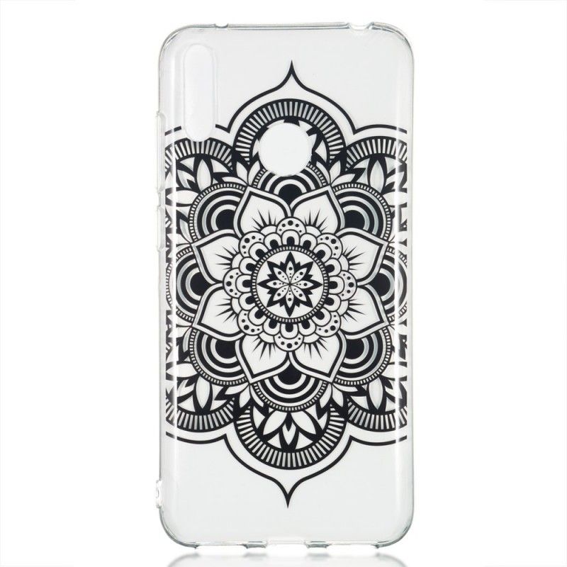 Skal Huawei Y7 2019 Svart Mandala Konst