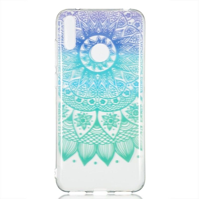 Skal Huawei Y7 2019 Transparent Färgad Mandala