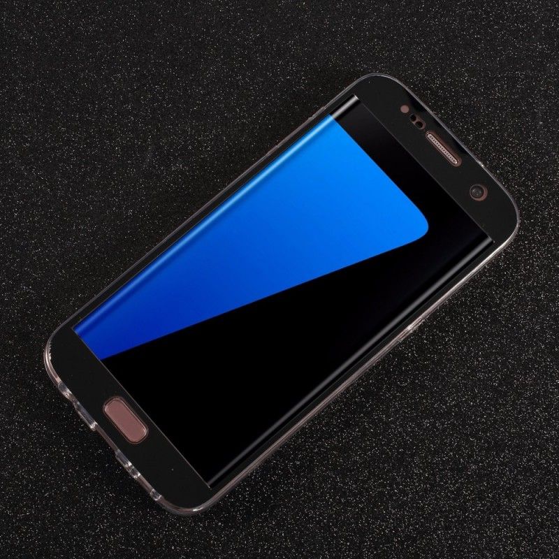 Främre Och Bakre Skal Samsung Galaxy S7 Edge Transparent