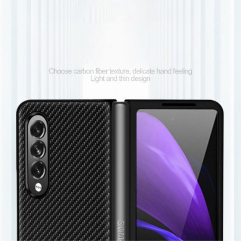 Skal För Samsung Galaxy Z Fold 3 5g Slim Carbon Fiber