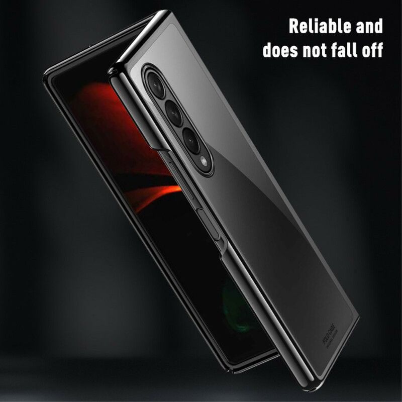 Skal Samsung Galaxy Z Fold 3 5g Telefonfodral Transparenta Metalliska Kanter