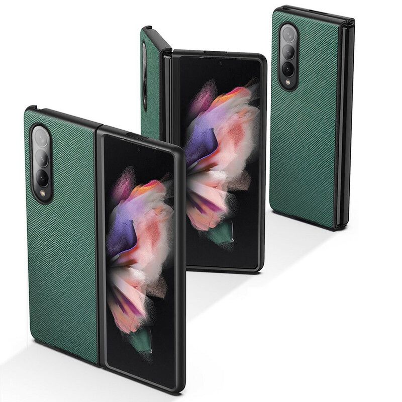 Skal Samsung Galaxy Z Fold 3 5g Texturerat Läder