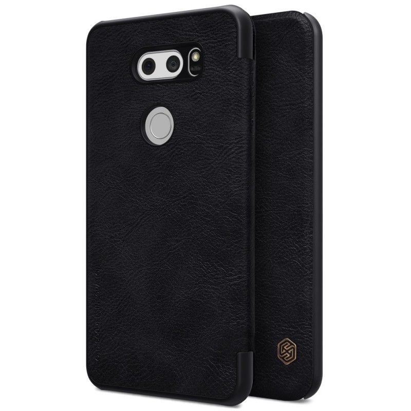 Folio-fodral LG V30 Vit Nillkin Qin-Serien