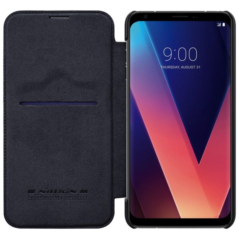 Folio-fodral LG V30 Vit Nillkin Qin-Serien