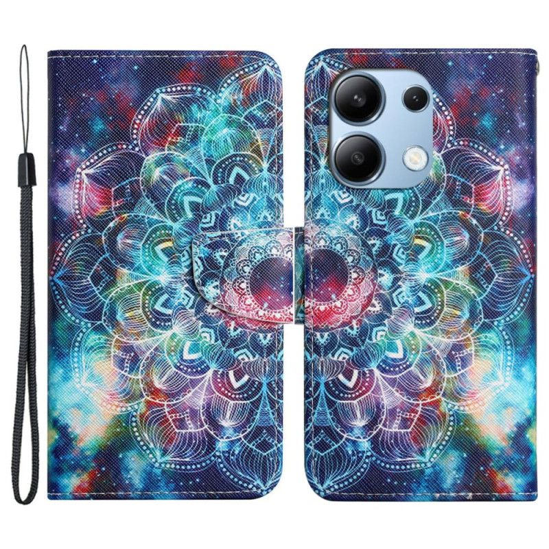 Fodral Xiaomi Redmi Note 13 4g Stjärnhimmel Och Lanyard Mandala