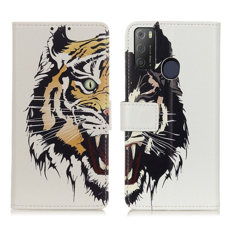 Fodral Alcatel 3l (2021) / 1s (2021) Fierce Tiger