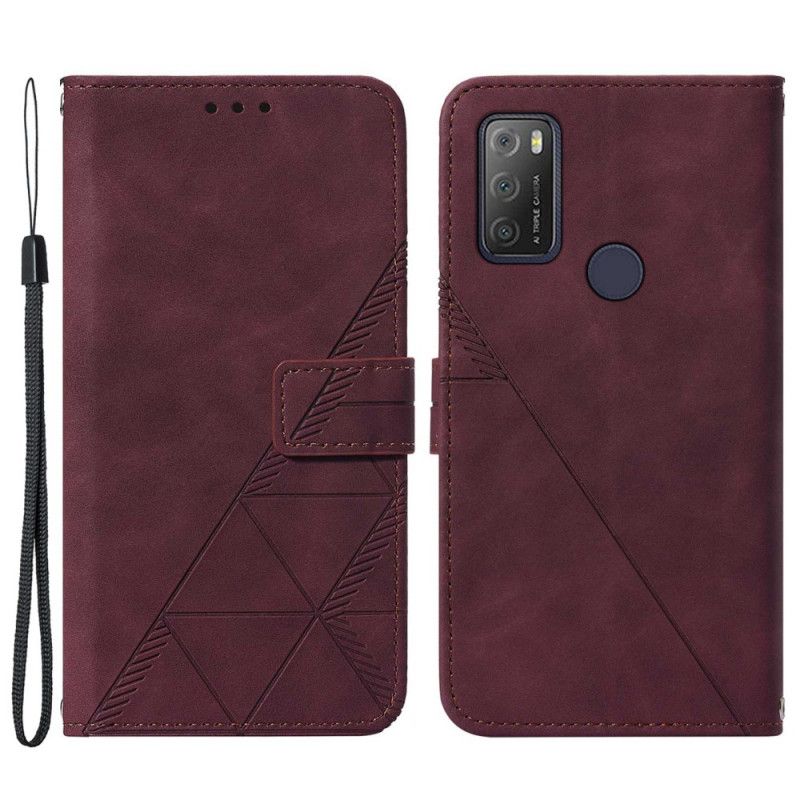 Fodral Alcatel 3l (2021) / 1s (2021) Pyramids Strappy Design