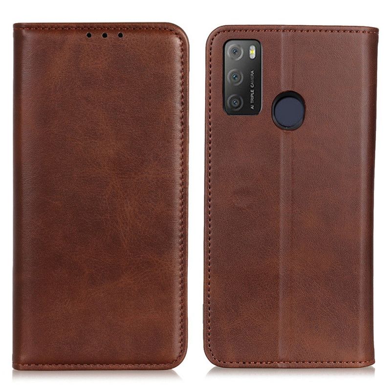 Folio-fodral Alcatel 3l (2021) / 1s (2021) Split Leather Elegance