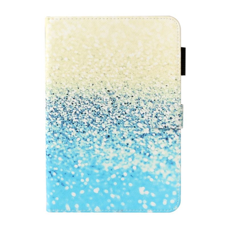 Fodral för Samsung Galaxy Tab S5e Röd Glittrig Design