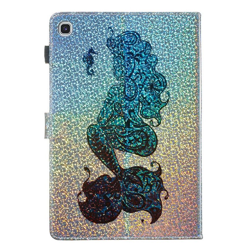 Fodral för Samsung Galaxy Tab S5e Sjöjungfru Glitter