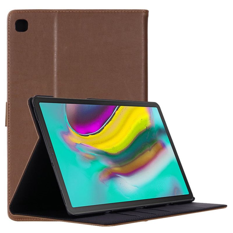 Fodral Samsung Galaxy Tab S5e Svart Vintage Konstläder