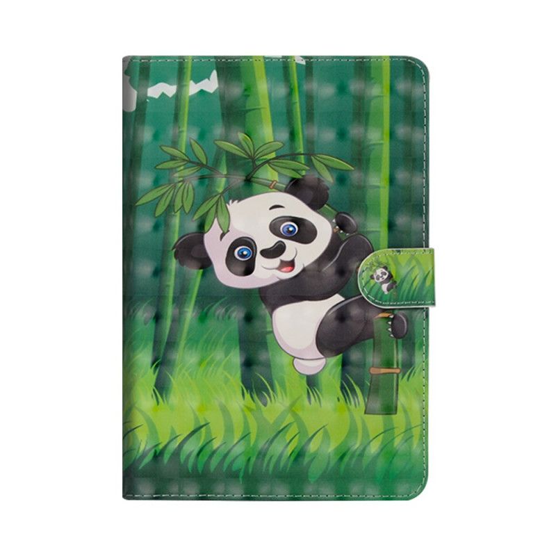 Läderfodral Samsung Galaxy Tab S5e Mobilskal Panda