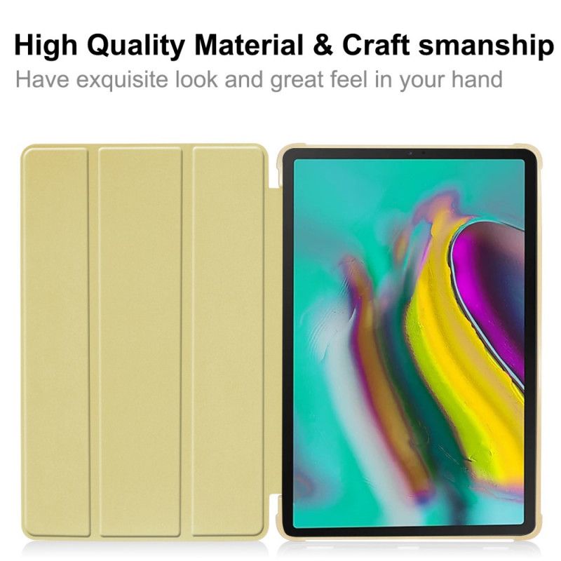 Smart Fodral Samsung Galaxy Tab S5e Röd Förstärkta Hörnfärger