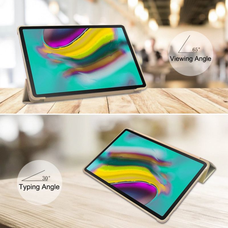 Smart Fodral Samsung Galaxy Tab S5e Röd Förstärkta Hörnfärger