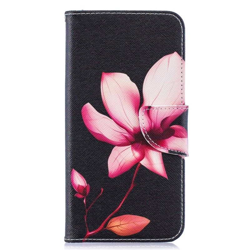 Fodral Samsung Galaxy A10 Rosa Blomma