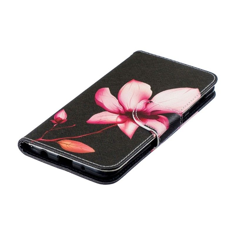 Fodral Samsung Galaxy A10 Rosa Blomma