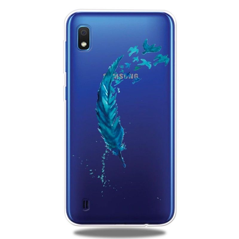 Skal för Samsung Galaxy A10 Vacker Fjäder