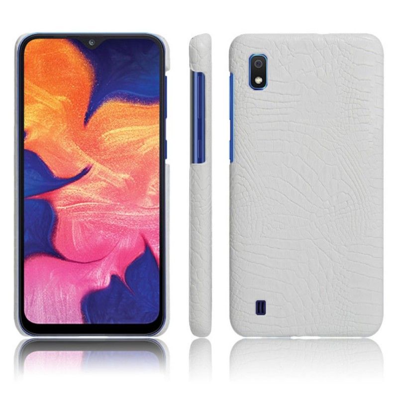 Skal Samsung Galaxy A10 Magenta Ksq Krokodilhudeffekt