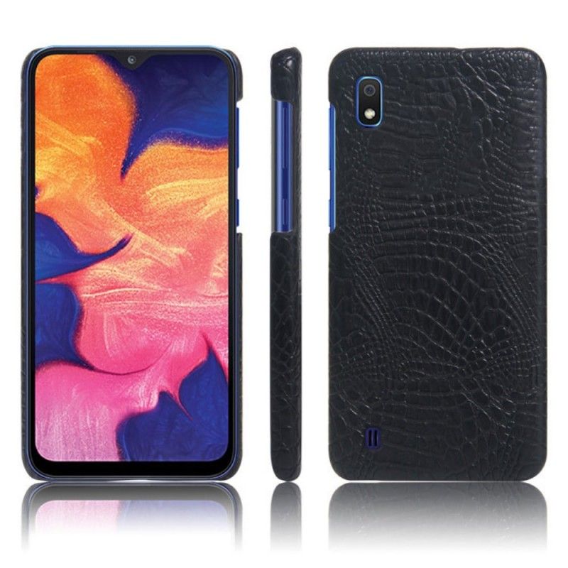 Skal Samsung Galaxy A10 Magenta Ksq Krokodilhudeffekt