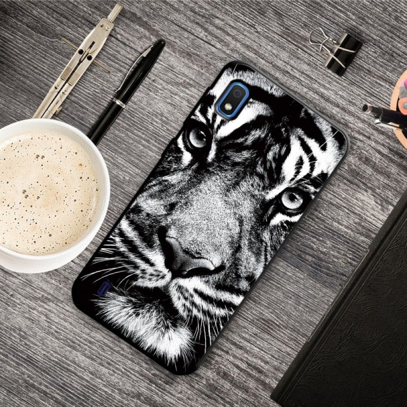 Skal Samsung Galaxy A10 Svartvit Tiger