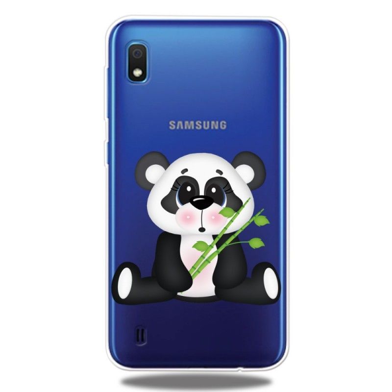 Skal Samsung Galaxy A10 Transparent Ledsen Panda