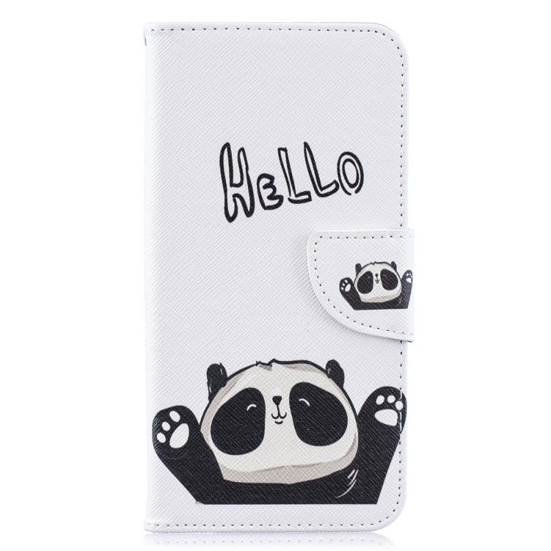 Skyddsfodral Samsung Galaxy A10 Hej Panda