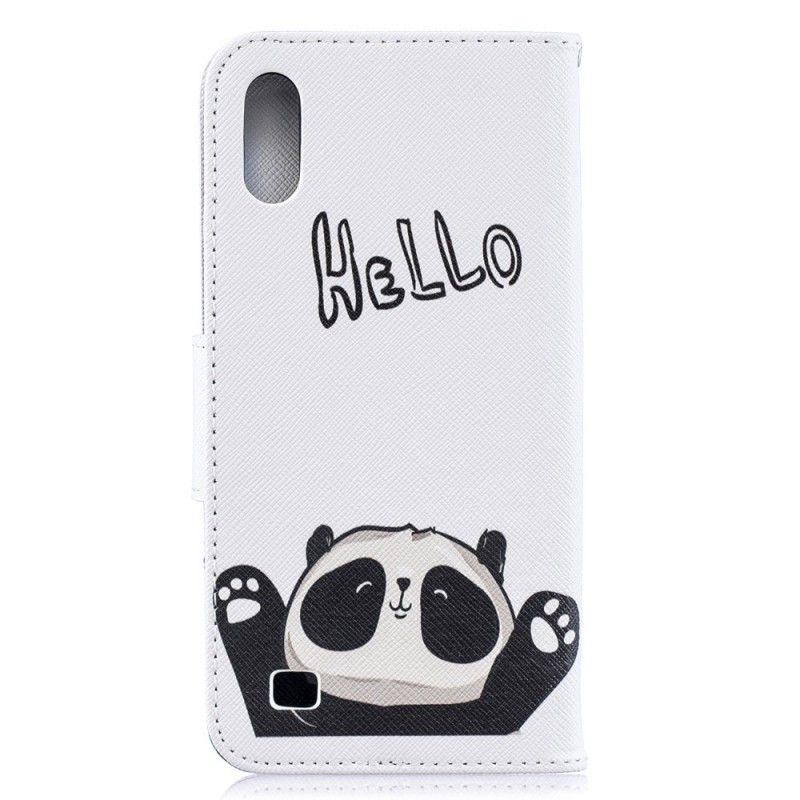 Skyddsfodral Samsung Galaxy A10 Hej Panda