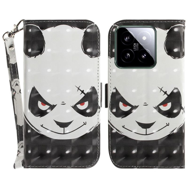 Fodral Xiaomi 14 Arg Panda Med Rem