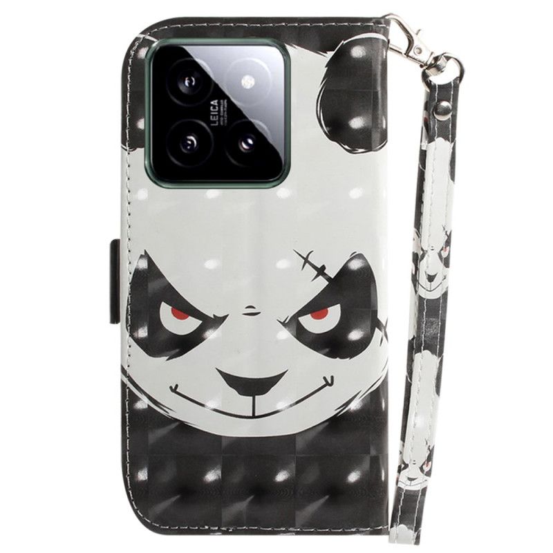 Fodral Xiaomi 14 Arg Panda Med Rem