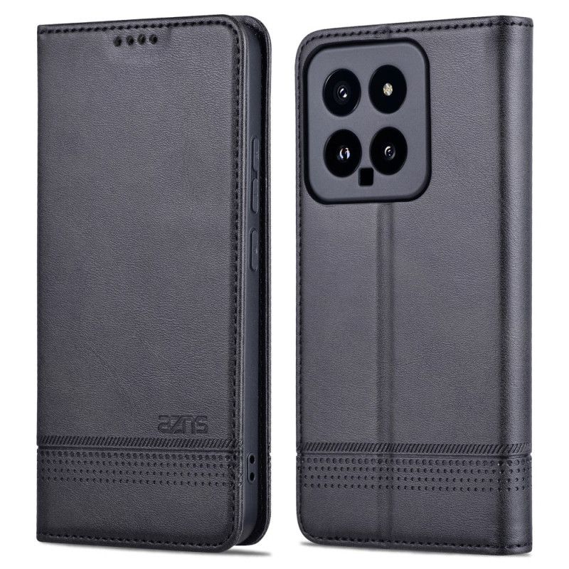 Folio-fodral Xiaomi 14 Azns Läderstil