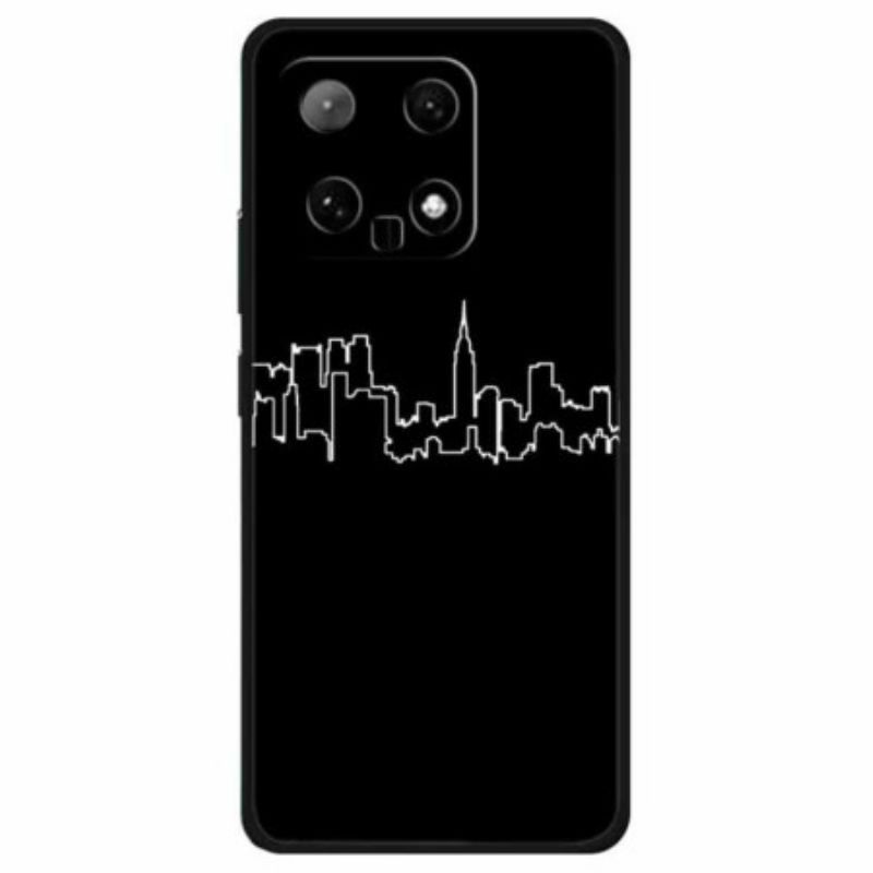 Skal Xiaomi 14 Telefonfodral Stad