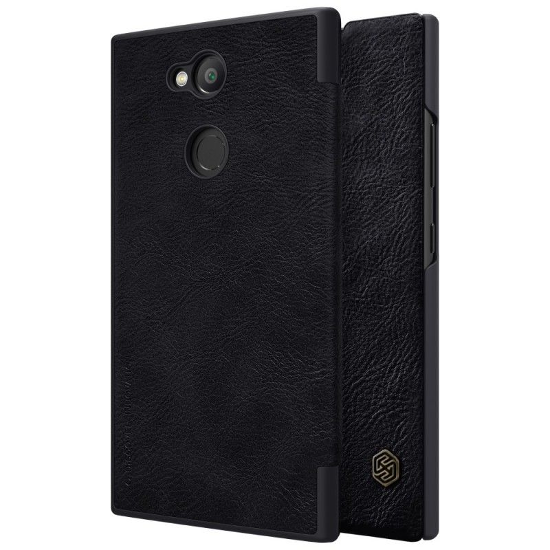 Folio-fodral Sony Xperia L2 Svart Nillkin Qin-Serien