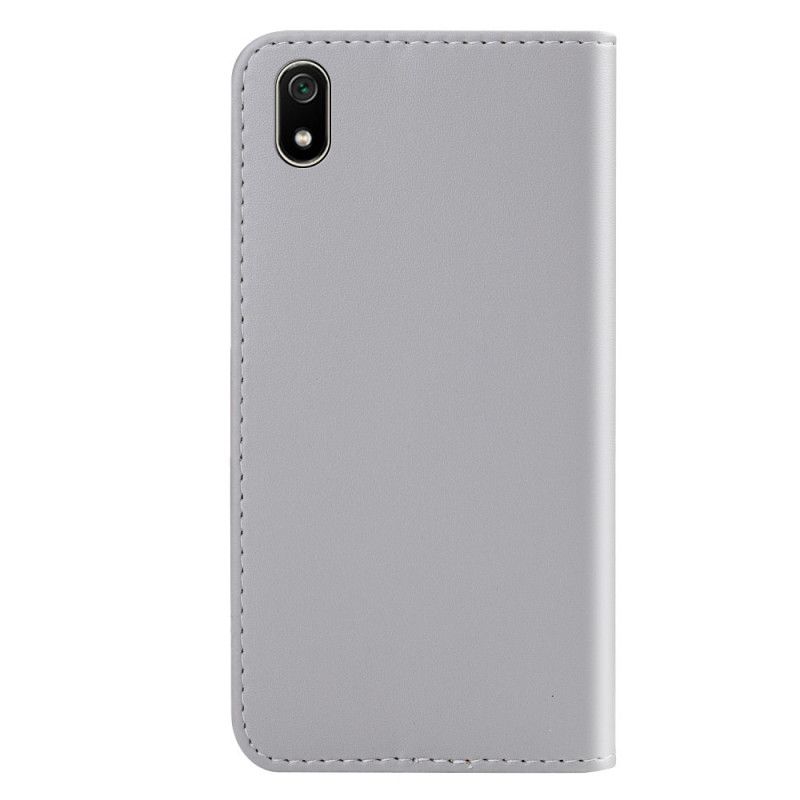 Fodral Xiaomi Redmi 7A Vit Tricolor Lädereffekt