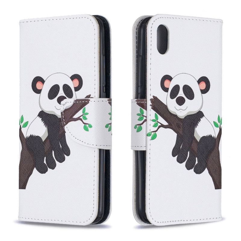 Läderfodral Xiaomi Redmi 7A Mobilskal Lat Panda