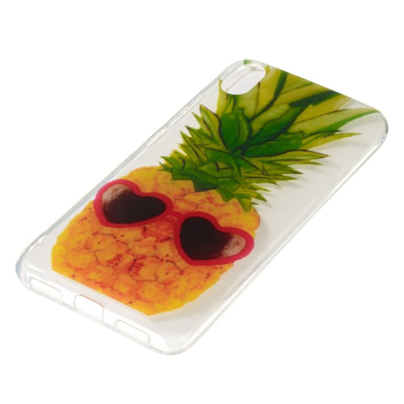 Skal för Xiaomi Redmi 7A Transparent Inkognito Ananas