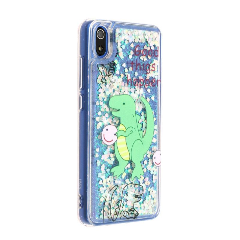 Skal Xiaomi Redmi 7A Glitter Dinosaurie