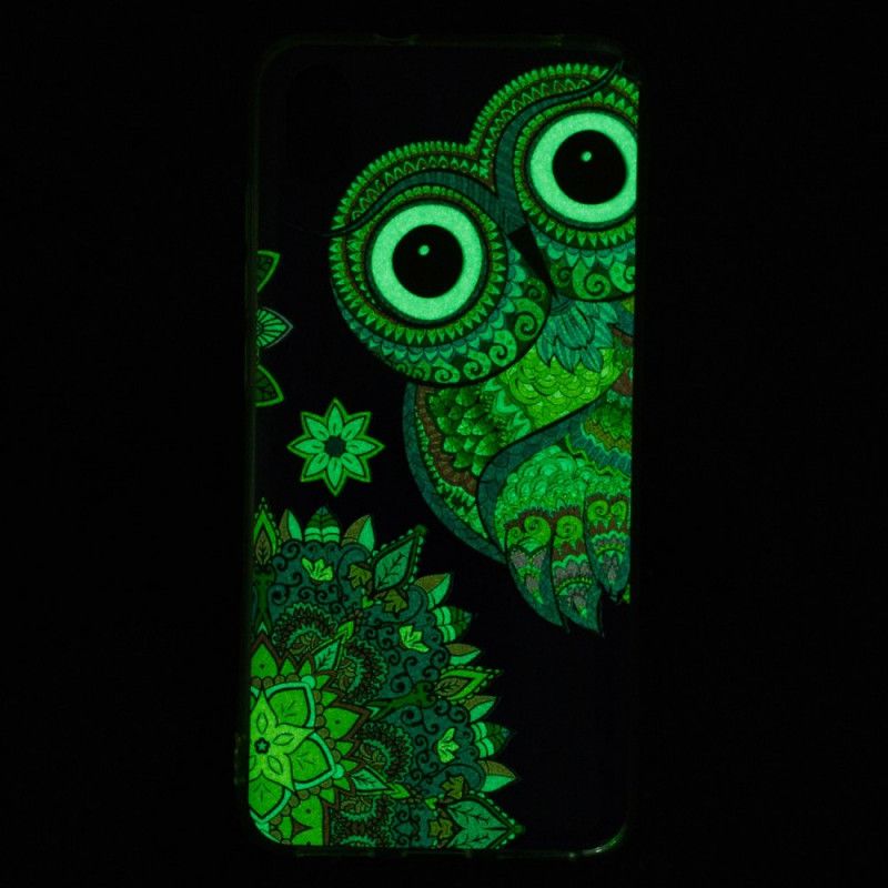 Skal Xiaomi Redmi 7A Mobilskal Fluorescerande Uggla