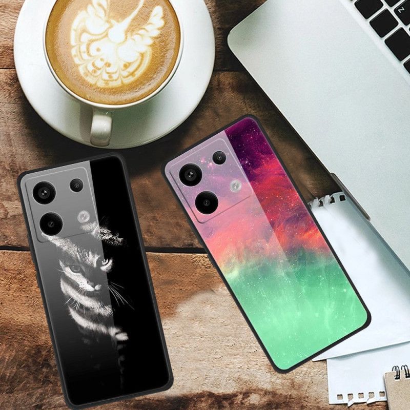 Skal För Xiaomi Redmi Note 13 Pro 5g Guldkorn Härdat Glas