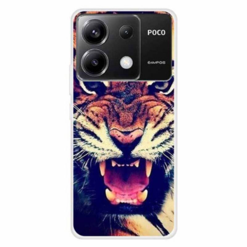 Skal Xiaomi Redmi Note 13 Pro 5g Telefonfodral Tigermönster