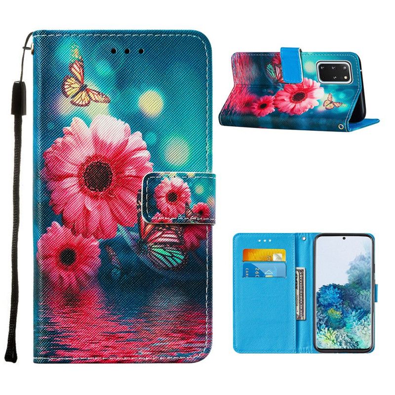 Fodral Samsung Galaxy S20 Plus / S20 Plus 5G Blommor Och Fjärilar